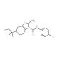 2-Amino-N-(4-chlorophenyl)-6-(1,1-dimethylpropyl)-4,5,6,7-tetrahydro-1-benzothiophene-3-carboxamide - chemical structure imag