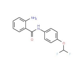 2-amino-N-[4-(difluoromethoxy)phenyl]benzamide - chemical structure image