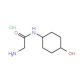 2-amino-N-(4-hydroxycyclohexyl)acetamide hydrochloride - chemical structure image