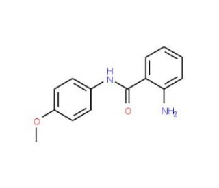 2-Amino-N-(4-methoxy-phenyl)-benzamide (CAS 20878-54-0) - chemical structure image