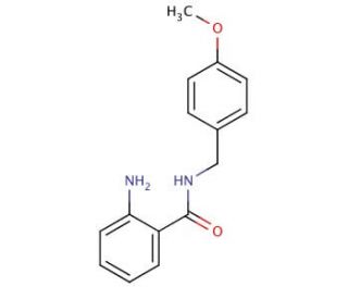 2-amino-N-(4-methoxybenzyl)benzamide - chemical structure image