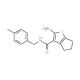 2-Amino-N-(4-methylbenzyl)-5,6-dihydro-4H-cyclopenta[b]thiophene-3-carboxamide - chemical structure image