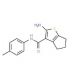 2-Amino-N-(4-methylphenyl)-5,6-dihydro-4H-cyclopenta[b]thiophene-3-carboxamide - chemical structure image