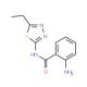 2-Amino-N-(5-ethyl-1,3,4-thiadiazol-2-yl)benzamide - chemical structure image