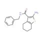 2-Amino-N-benzyl-4,5,6,7-tetrahydro-1-benzothiophene-3-carboxamide - chemical structure image