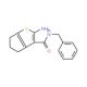 2-Amino-N-benzyl-5,6-dihydro-4H-cyclopenta-[b]thiophene-3-carboxamide - chemical structure image
