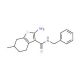 2-Amino-N-benzyl-6-methyl-4,5,6,7-tetrahydro-1-benzothiophene-3-carboxamide - chemical structure image