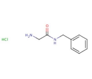 2-amino-N-benzylacetamide hydrochloride - chemical structure image