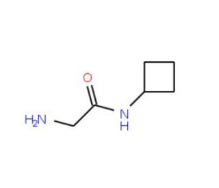 2-Amino-N-cyclobutylacetamide (CAS 359821-39-9) - chemical structure image