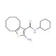 2-Amino-N-cyclohexyl-4,5,6,7,8,9-hexahydrocycloocta[b]thiophene-3-carboxamide - chemical structure image