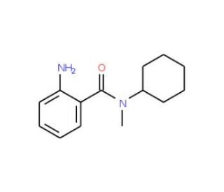 2-Amino-N-cyclohexyl-N-methylbenzamide (CAS 73393-40-5) - chemical structure image