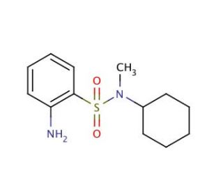 2-Amino-N-cyclohexyl-N-methylbenzenesulfonamide (CAS 70693-59-3) - chemical structure image