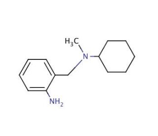 2-Amino-N-cyclohexyl-N-methylbenzylamine (CAS 57365-08-9) - chemical structure image
