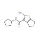 2-Amino-N-cyclopentyl-5,6-dihydro-4H-cyclopenta-[b]thiophene-3-carboxamide - chemical structure image