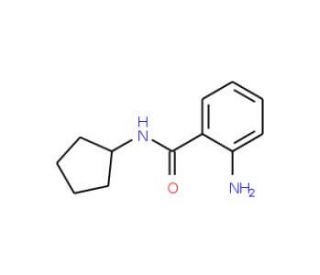 2-amino-N-cyclopentylbenzamide (CAS 142141-37-5) - chemical structure image