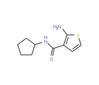 2-Amino-N-cyclopentylthiophene-3-carboxamide - chemical structure image