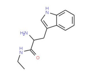 2-Amino-N-ethyl-3-(1H-indol-3-yl)-propionamide - chemical structure image