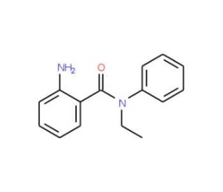 2-Amino-N-ethyl-N-phenylbenzamide (CAS 29094-86-8) - chemical structure image