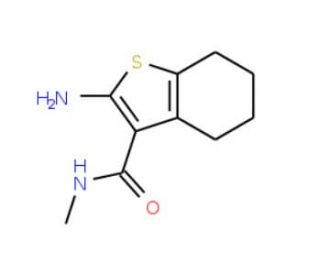 2-amino-N-methyl-4,5,6,7-tetrahydro-1-benzothiophene-3-carboxamide - chemical structure image