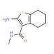 2-amino-N-methyl-4,5,6,7-tetrahydro-1-benzothiophene-3-carboxamide - chemical structure image