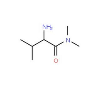 2-amino-N,N,3-trimethylbutanamide - chemical structure image