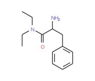 2-amino-N,N-diethyl-3-phenylpropanamide - chemical structure image