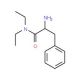2-amino-N,N-diethyl-3-phenylpropanamide - chemical structure image