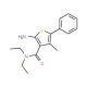 2-amino-N,N-diethyl-4-methyl-5-phenylthiophene-3-carboxamide - chemical structure image
