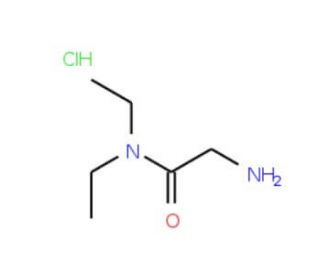 2-Amino-N,N-diethyl acetamide hydrochloride (CAS 108723-79-1) - chemical structure image