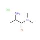 2-Amino-N,N-dimethylpropanamide hydrochloride - chemical structure image