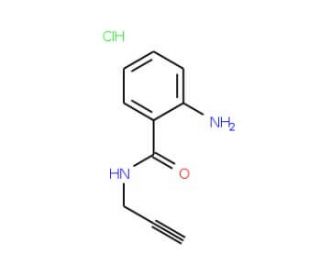 2-amino-N-(prop-2-yn-1-yl)benzamide hydrochloride - chemical structure image