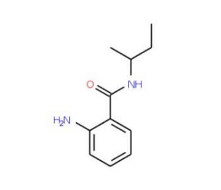 2-Amino-N-sec-butylbenzamide (CAS 30391-87-8) - chemical structure image