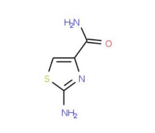 2-Amino-thiazole-4-carboxylamide (CAS 118452-02-1) - chemical structure image