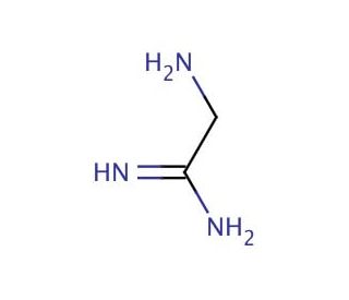 2-Aminoacetamidine Dihydrobromide (CAS 69816-37-1) - chemical structure image