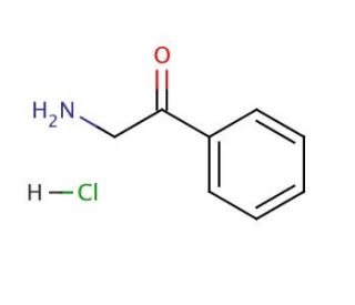 2-Aminoacetophenone hydrochloride (CAS 5468-37-1) - chemical structure image