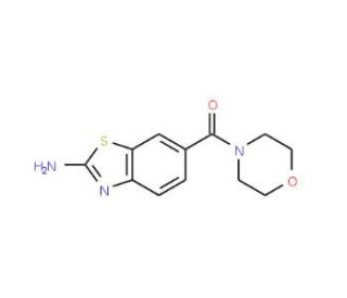 (2-Aminobenzothiazol-6-yl)morpholin-4-yl-methanone - chemical structure image