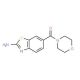 (2-Aminobenzothiazol-6-yl)morpholin-4-yl-methanone - chemical structure image