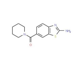 (2-Aminobenzothiazol-6-yl)piperidin-1-yl-methanone - chemical structure image