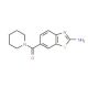 (2-Aminobenzothiazol-6-yl)piperidin-1-yl-methanone - chemical structure image