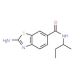 2-Aminobenzothiazole-6-carboxylic acidsec-butylamide (CAS 320740-71-4) - chemical structure image