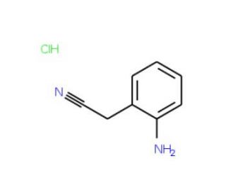 2-Aminobenzylcyanide, Hydrochloride (CAS 40943-70-2) - chemical structure image