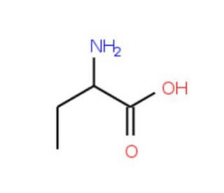 2-aminobutanoic acid (CAS 2835-81-6) - chemical structure image