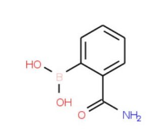 2-Aminocarbonylphenylboronic acid (CAS 380430-54-6) - chemical structure image