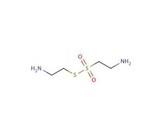 2-Aminoethyl 2-Aminoethanethiosulfonate Dihydrochloride (CAS 10027-70-0 (non-hydrochloride)) - chemical structure image
