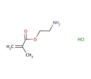 2-Aminoethyl methacrylate hydrochloride (CAS 2420-94-2) - chemical structure image