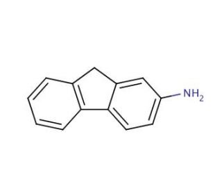 2-Aminofluorene (CAS 153-78-6) - chemical structure image