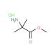 2-Aminoisobutyric acid methyl ester hydrochloride (CAS 15028-41-8) - chemical structure image