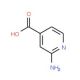 2-Aminoisonicotinic acid (CAS 13362-28-2) - chemical structure image