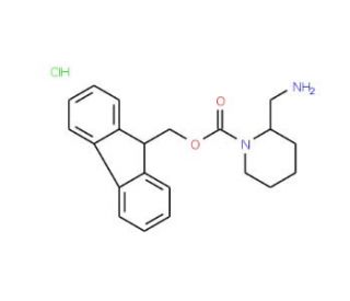 2-Aminomethyl-1-N-Fmoc-piperidine hydrochloride (CAS 669713-55-7) - chemical structure image