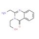 2-Aminomethyl-3-(2-hydroxy-ethyl)-3H-quinazolin-4-one - chemical structure image